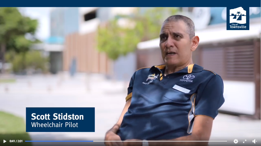 Scott Stidtson, Wheelchair Pilot in Townsville
