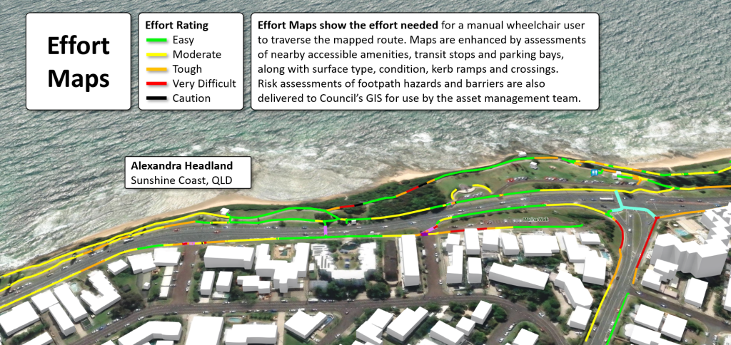 Mobility Map - Alexandra Headland, Sunshine Coast